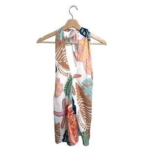 CROSBY by Mollie Burch Sienna Printed Halter NWT Size XS